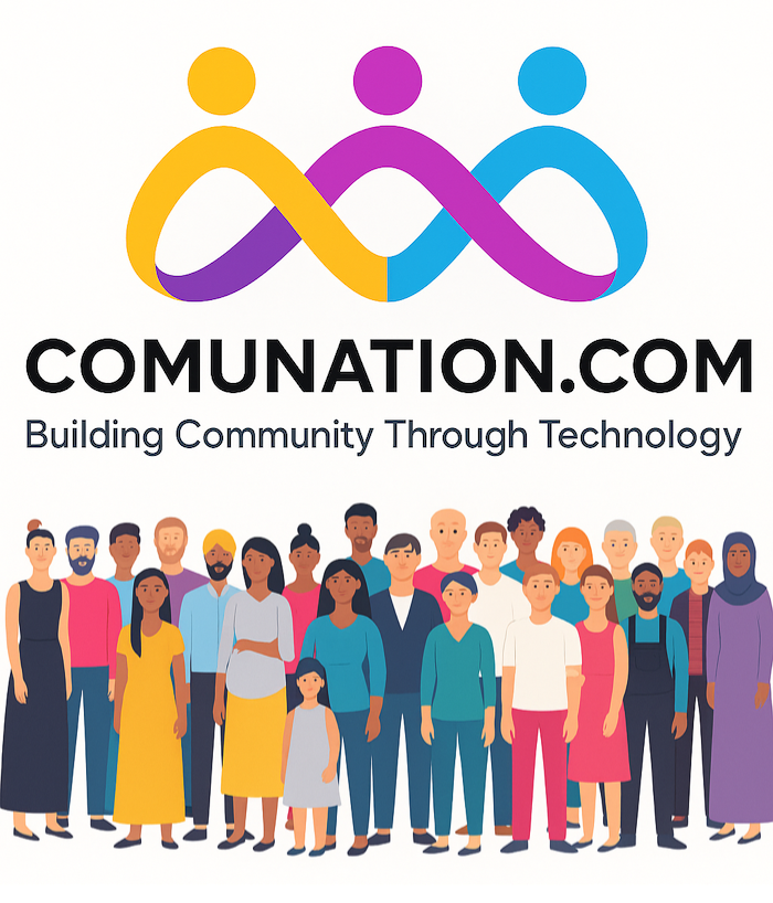 Happy community citizens